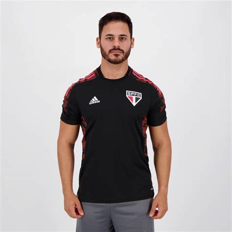 Adidas S O Paulo Black Training Jersey Futfanatics