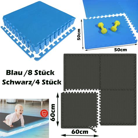 Pool Unterlage Schutzmatten EVA Fitness Unterlegmatte Puzzlematte