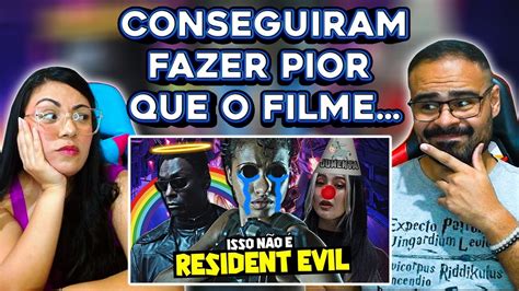 REACT VIAJANTE GALÁCTICO O RESIDENT EVIL da NETFLIX YouTube