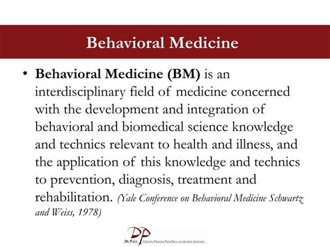 Ppt Behavioral Medicine The Future Of Behavioral Health Integration