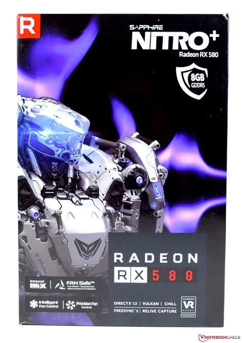 Kort Testrapport Sapphire Nitro Radeon Rx 580 Desktop Graphics Card