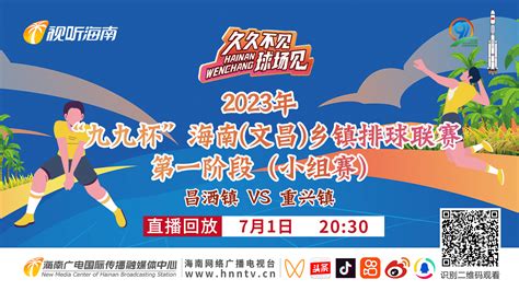 回看：“九九杯”海南文昌乡镇排球联赛第一阶段（小组赛）海口三门坡镇vs文教镇