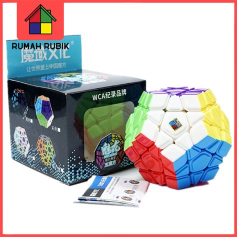 Jual Rubik Megaminx Moyu Meilong Stickerless Red Rumah Rubik Shopee