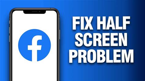 How To Fix And Solve Facebook App Half Screen Problem Final Solution