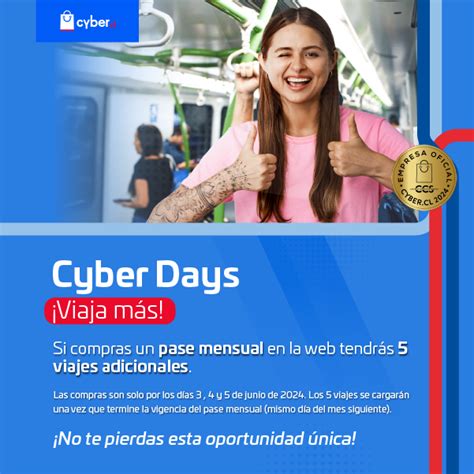 Cyber Days Efe Valpara So Al Comprar El Pase Mensual Se Obtienen