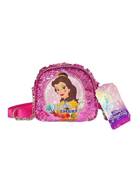 Disney Princess Cute Belle Sequin Sling Bag Edamama