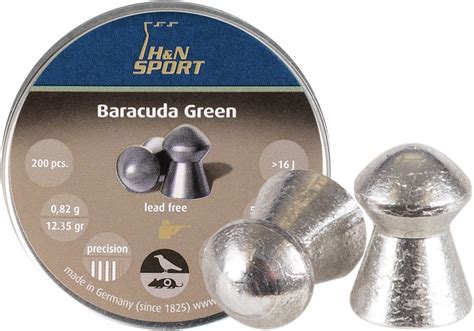 H N Sport H N Baracuda Green Mm Diabolo Luftgewehrkugel Amazon