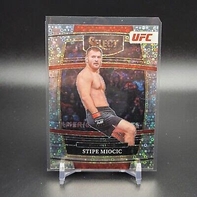 2022 Panini Select UFC 85 Stipe Miocic Concourse Disco Silver Prizm EBay