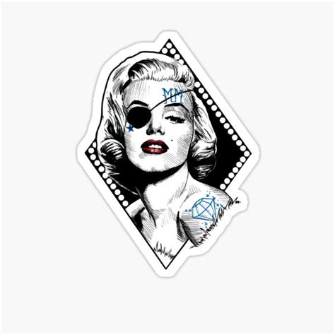 Marilyn Monroe Sticker For Sale By Borapronobis Redbubble