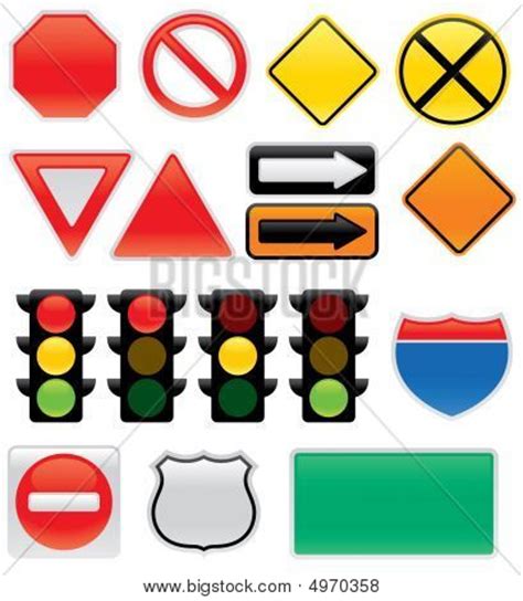 Traffic Signs Symbols Image & Photo (Free Trial) | Bigstock