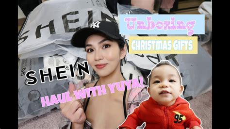 Shein Haul Opening Christmas Gifts Day With Yuya Tagalog Haul