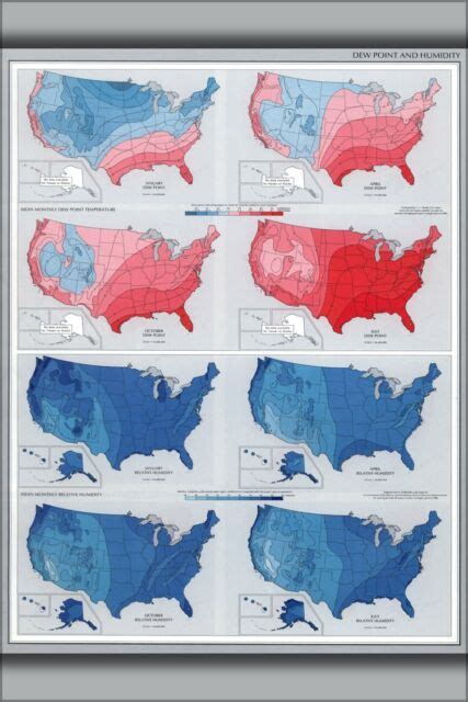 United States Humidity Map