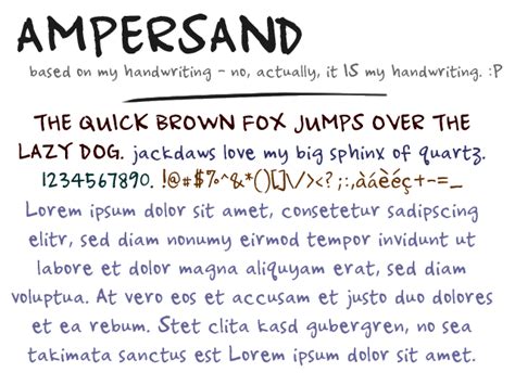 Ampersand Font | dafont.com