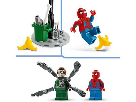 Lego Marvel Spiderman Persecución en Moto Spiderman VS Doc Ock 76275