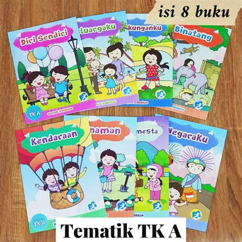 Jual Buku Tematik Tk Paud Murah Promo Tahun Ajaran Baru Shopee