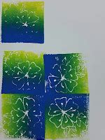 Jerdee S Art Classes Mixed Media Radial Design Printmaking