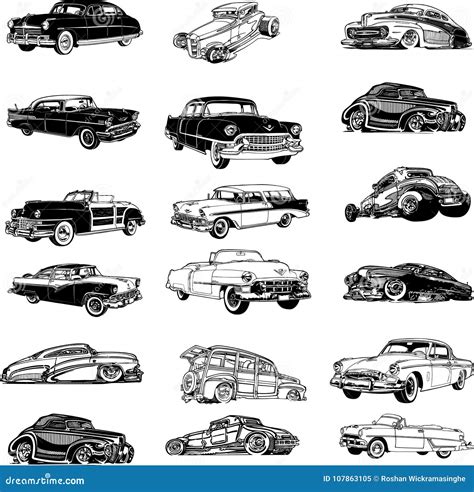 Old Model car vectors editorial image. Illustration of exclusive ...