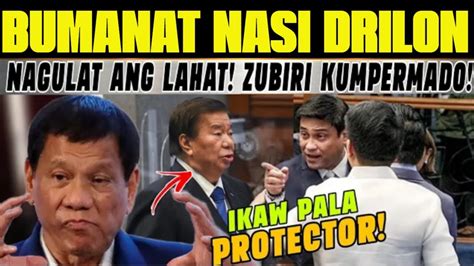 Kakapasok Lang Matindi To Drilon Bumwelta At Kumanta Na Zubiri