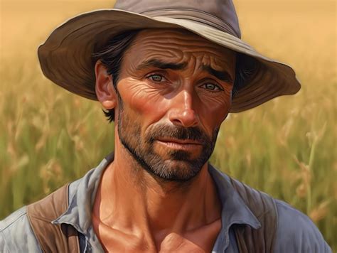 Premium Ai Image Farmers On Field Farmer Portrait Ai Generated