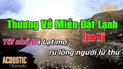 Th Ng V Mi N T L Nh Karaoke Beat Acoustic Guitar Tone N Youtube