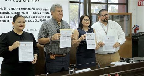 Firman El Sistema Estatal Anticorrupción Y Congreso Tres Convenios Para