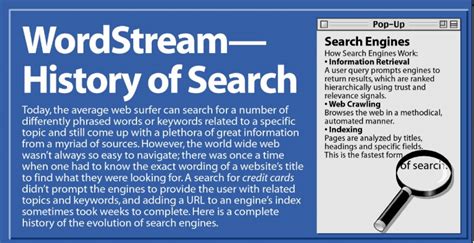 The History Of Search Engines An Infographic