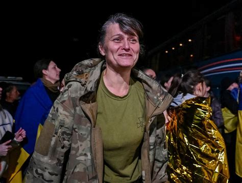 More Than 100 Ukraine Women Freed In Russia Prisoner Swap Evening