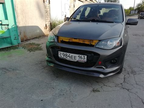 Сплиттер переднего бампера Volta на Лада Гранта — Lada Калина 2 ...