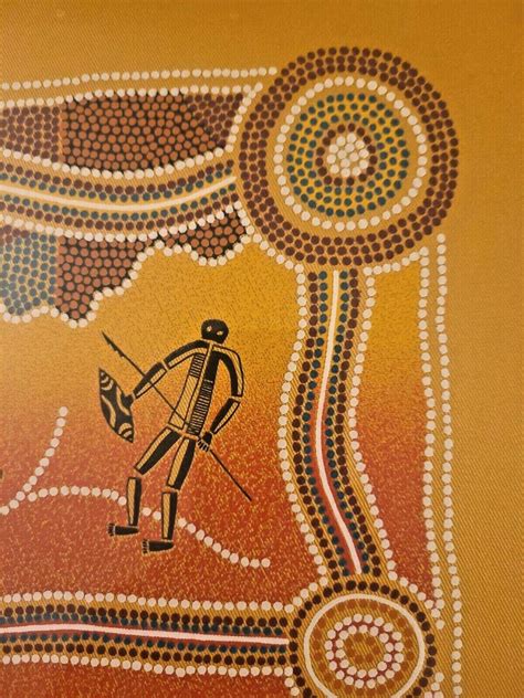 Australian Aboriginal Art Print Corroboree Dance Screen Printed Art