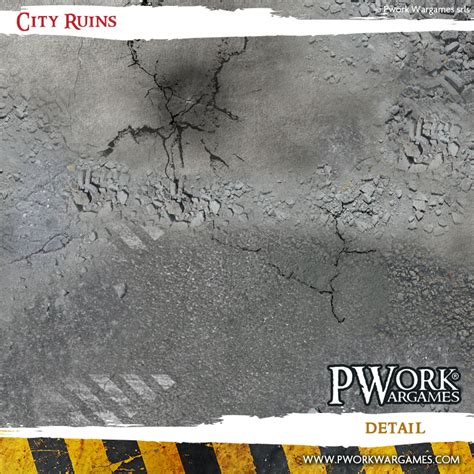 City Ruins Pwork Wargames Scifi Gaming Mat Bols Gamewire