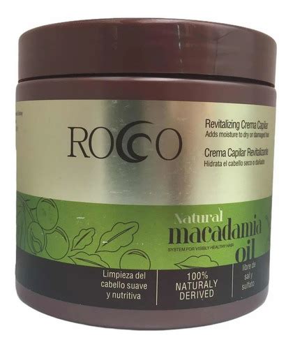 Crema Macadamia Oil 500ml Rocco Cuotas sin interés