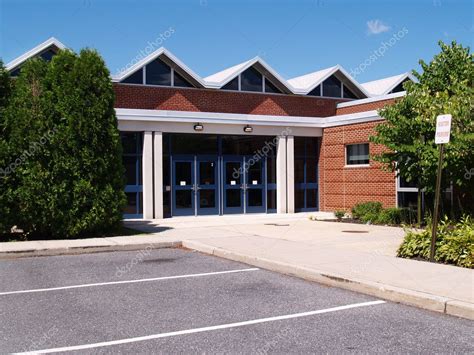 Exterior entrance for a school — Stock Photo © cfarmer #2463050