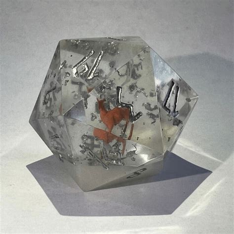 Snow Globe Christmas Mega Size D20 Eternity Ttrpg