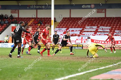 Jacob Brown Barnsley Wheels Away His Editorial Stock Photo - Stock ...