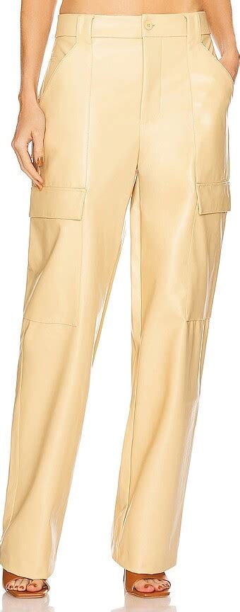 Helsa Waterbased Faux Leather Cargo Pant ShopStyle Trousers