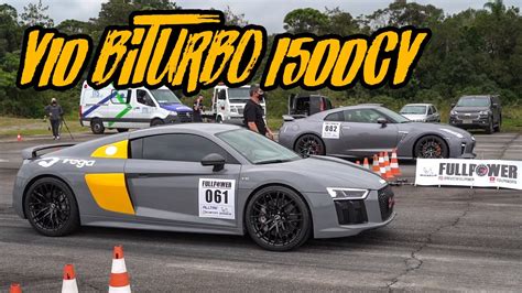 CARRO MAIS RÁPIDO DO BRASIL RECORDE NACIONAL AUDI R8 BITURBO YouTube