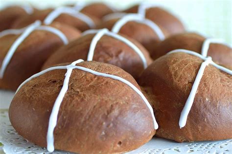 Chocolate Hot Cross Buns With Hidden Easter Eggs Utterly Scrummy Food For Families
