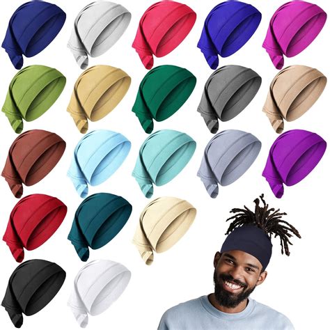 Amazon 40 Pieces Men Dreadlock Cap Dreadlock Tube Sock Loc Soft