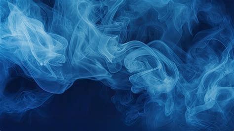 Premium Photo Dense Blue Smoke Texture