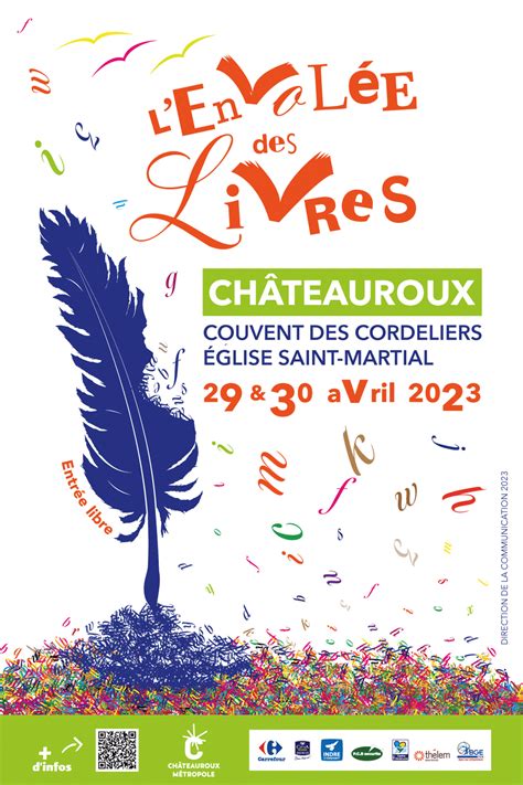 Exposition L envolée des livres salon du livre châteauroux dimanche