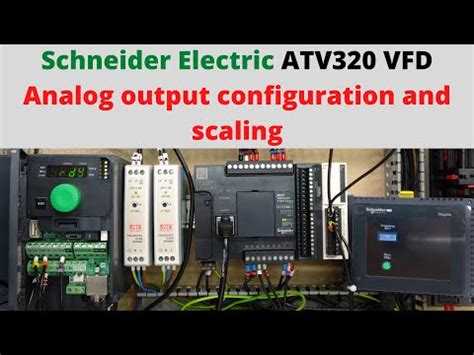 Schneider Electric ATV320 VFD Analog Output Configuration And Scaling