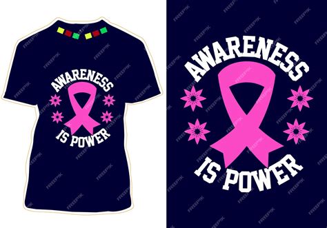 Premium Vector Breast Cancer Awareness Tshirt Design