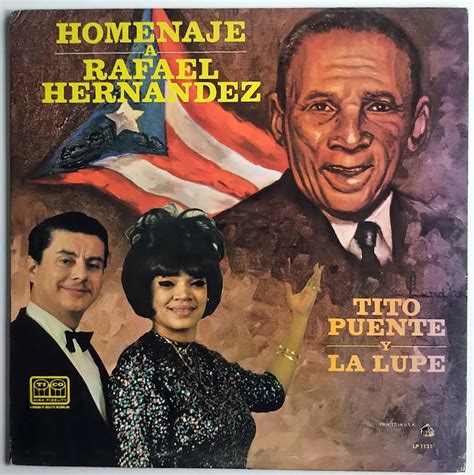 Rare Tito Puente Y La Lupe Homenaje A Rafael Hernandez Vinyl Lp