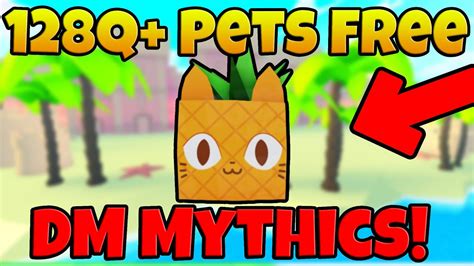 🌴 Free Dm Mythic Pets Here ☀️🔴 In Pet Simulator X 🔴 Huge Giveaway At