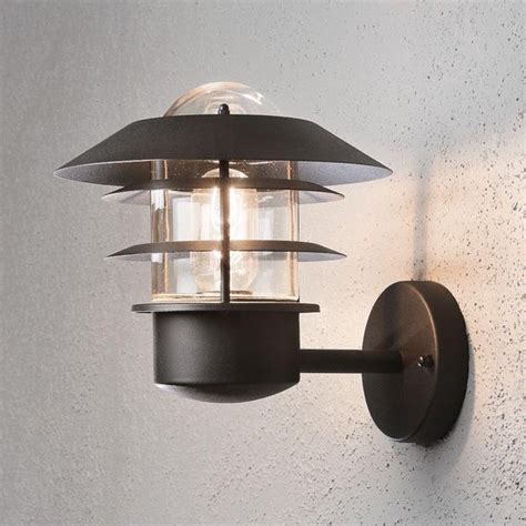 Konstsmide Modena Wandlamp Buiten Ø22cm E27 IP44 Zwart bol