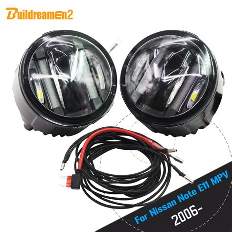 Buildreamen2 2 X Car LED Fog Light Daytime Running Lamp DRL Accessories