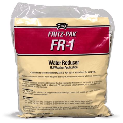 Superplasticizers Fritz Pak Concrete Admixtures Dallas TX Fritz Pak