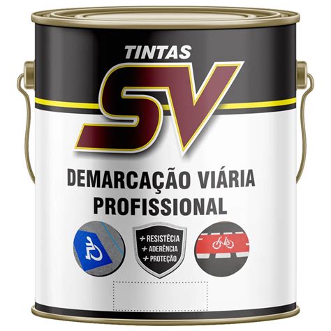 Tinta Demarcação Viária Profissional Acrílica Preta 3 6L MAZA 26750