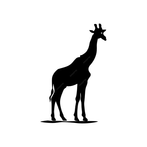 Premium Vector Giraffe Silhouette Vector Illustration