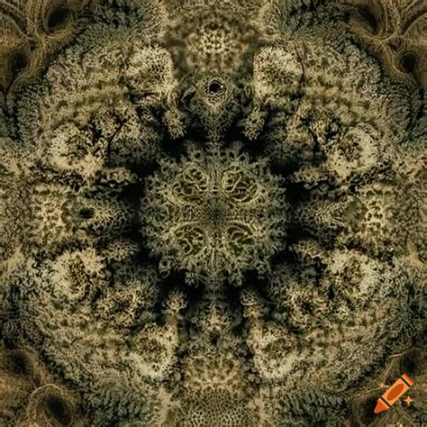 Haeckel Style Hallucinogenic Fractal Torus On Craiyon